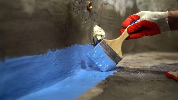 Commercial Waterproofing project at a Dorr, MI business property by SJ Waterproofing Pros